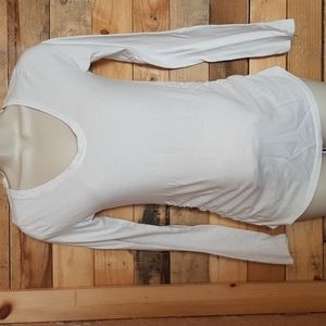 Isabel Maternity white long sleeve t-shirt Size XS